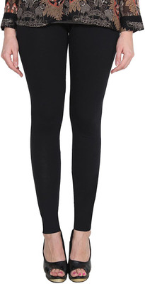 Clarita Ankle Length Western Wear Legging(Black, Solid)