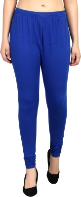 DIAZ Churidar  Ethnic Wear Legging(Blue, Solid)