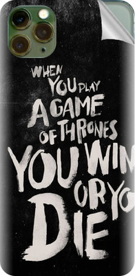 tiddler Apple iPhone 11 Pro Max Mobile Skin(Black)