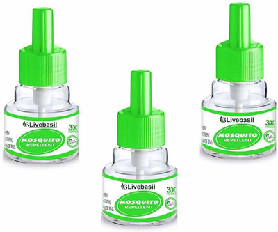 livebasil 01 Mosquito Vaporiser Refill(3 x 45 ml)