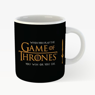 ARTLOFT INDIA Game Of Thrones Ceramic Coffee Ceramic Coffee Mug(325 ml)