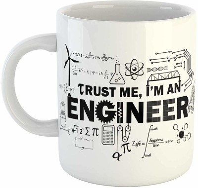 AVNAM Trust Me I'm an Engineer, Coffee, Birthday Gift, Engineers Gifts Idea Ceramic Coffee Mug(330 ml)