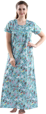 AV2 Women Nighty(Light Blue)