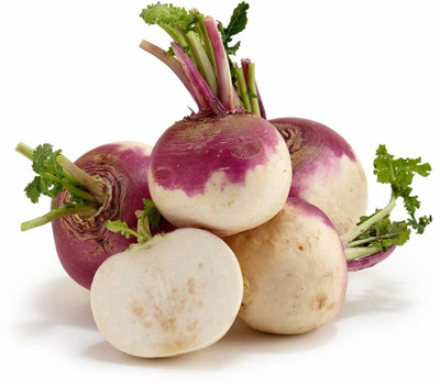 VibeX ® XLS-364 Garden Turnip seed color white & purple Seed(100 per packet)