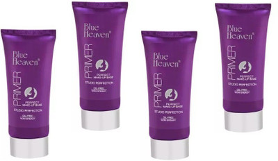BLUE HEAVEN make up base primer pack of 4 Primer  - 400 ml(purple)