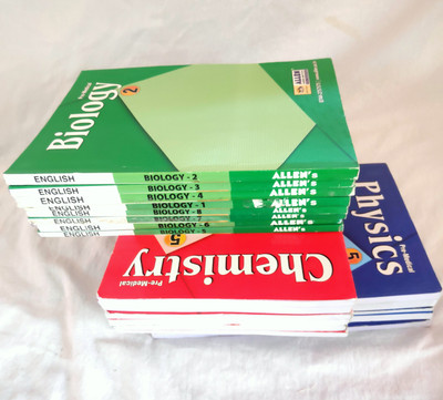 used-allen-study-material-books-6-physics-6-chemistry-8-biology-2019-for-neet-preprationbundle-allen