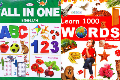 Learn 1000 Words Book , All In One Book(Paperback, Esha)