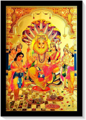 SUNINOW Lord narasimha Religious Frame