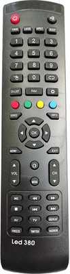 LipiWorld Led 380 Led LCD Smart TV HDTV Remote Control Compatible for  Lloyd Remote Controller(Black)