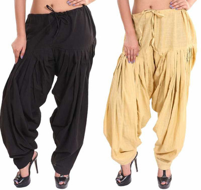 RADHEY Pure Cotton Solid Salwar