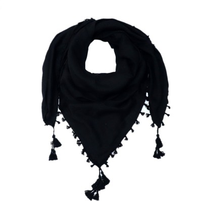 Blooming Faith Solid Cotton Blend Men & Women Scarf