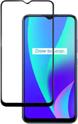 ISAAK Edge To Edge Tempered Glass for Realme C12(Pack of 1)