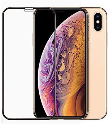 Mobilive Edge To Edge Tempered Glass for Apple iPhone XS Max(Pack of 1)