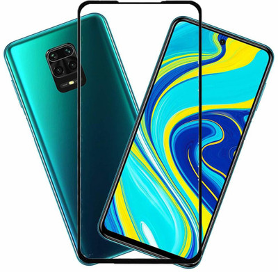 HOBBYTRONICS Edge To Edge Tempered Glass for Redmi Note 9 Pro/ 9 Pro Max(Pack of 1)