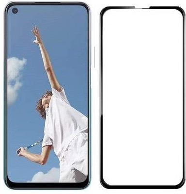 BRENZZ Edge To Edge Tempered Glass for OPPO A52(Pack of 1)