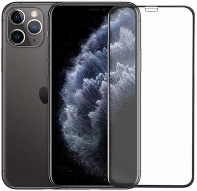 ELEF Edge To Edge Tempered Glass for Apple iphone 11 Pro Super D Tempered Glass (D Plus Quality)(Pack of 1)