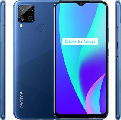 Firstkart Front and Back Tempered Glass for Realme C15(Pack of 2)
