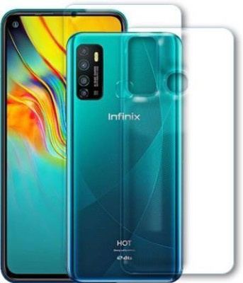 SOLIVAGANT Front and Back Tempered Glass for Infinix hot 9 Pro(Pack of 2)