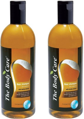 THE BODY CARE Beer Shampoo With Conditioner - Pack of 2(800 ml)