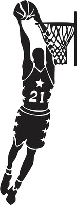 fuzzy 105 cm basket ball Self Adhesive Sticker(Pack of 1)