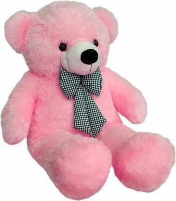 NP Toys stuffed toys 4 feet pink teddy bear / high quality / love teddy For girls valentine & Anniversary gift / cute and soft teddy bear -120.5 cm (Pink)  - 120.5 cm(Pink)