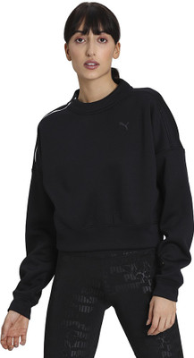PUMA Full Sleeve Solid Women Sweatshirt