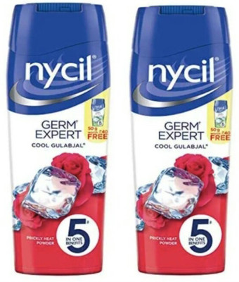 NYCIL cool gulabjal 300gm(pack of 2*150gm)(2 x 150 g)