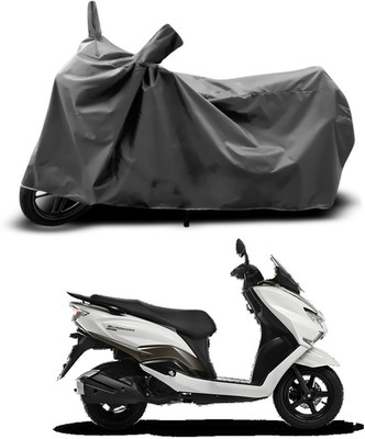 SEBONGO Waterproof Two Wheeler Cover for Suzuki(Burgman Street, Grey)