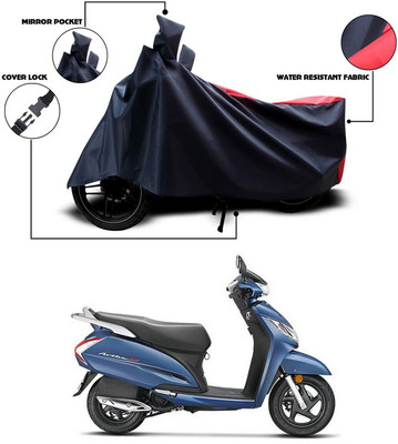 SEBONGO Two Wheeler Cover for Honda(Activa 125, Blue, Red)