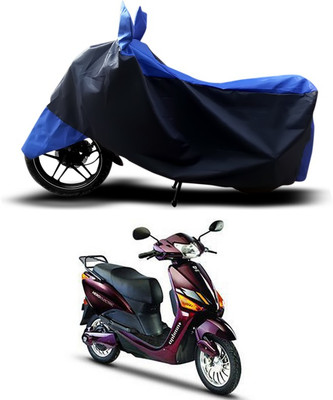 SEBONGO Two Wheeler Cover for Hero(Electric Optima, Blue)
