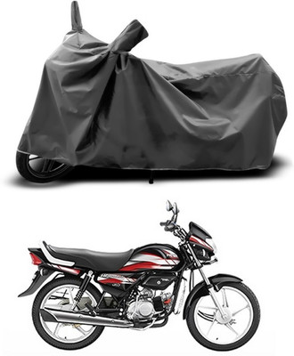 SEBONGO Waterproof Two Wheeler Cover for Hero(HF Deluxe, Grey)
