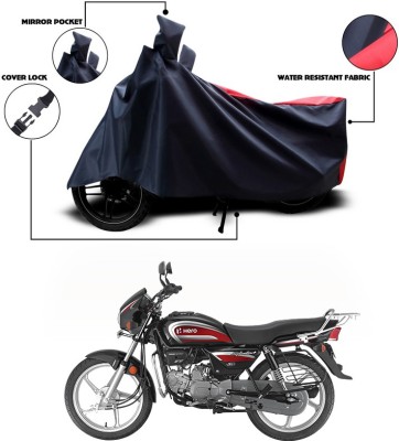 ANTHUB Two Wheeler Cover for Hero(Splendor Plus, Red)