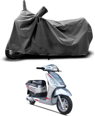 SEBONGO Two Wheeler Cover for Hero(Electric NYX e5, Grey)