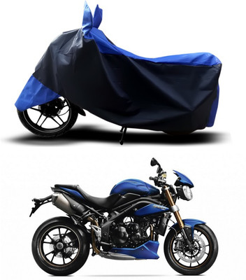 SEBONGO Two Wheeler Cover for Triumph(Blue)