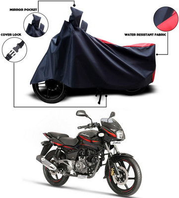 SEBONGO Two Wheeler Cover for Bajaj(Pulsar 180 DTS-i, Grey)