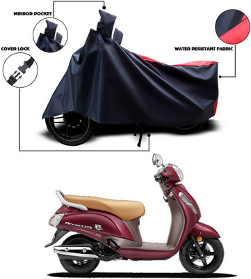 SEBONGO Two Wheeler Cover for Suzuki(Access 125, Multicolor)