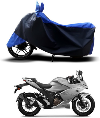ANTHUB Two Wheeler Cover for Suzuki(Gixxer SF, Blue)