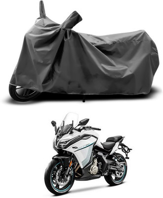 SEBONGO Two Wheeler Cover for Universal For Bike(Grey)