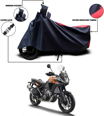 ANTHUB Two Wheeler Cover for KTM(Red, Black)