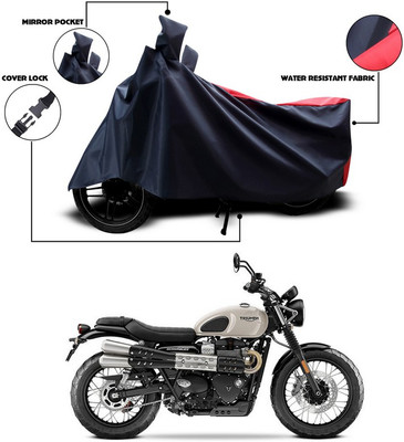 SEBONGO Two Wheeler Cover for Triumph(Red, Blue)