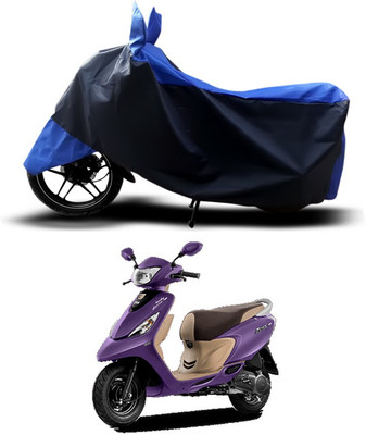 SEBONGO Two Wheeler Cover for TVS(Scooty Zest 110, Blue)