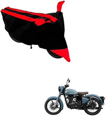 RPSENTTERPR Two Wheeler Cover for Royal Enfield(Classic 350, Blue, Red)