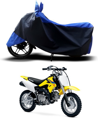 ANTHUB Two Wheeler Cover for Suzuki(Blue)