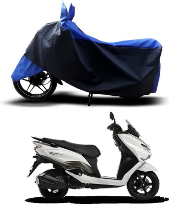 SEBONGO Two Wheeler Cover for Suzuki(Burgman Street, Blue)