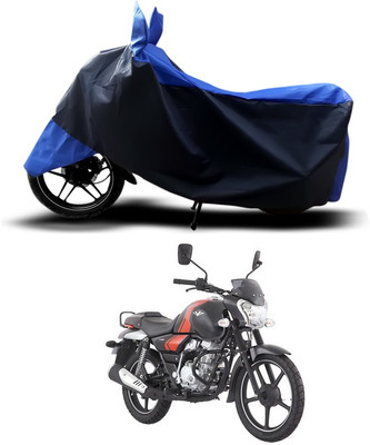 SEBONGO Two Wheeler Cover for Bajaj(V12, Blue)