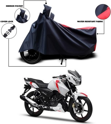 ANTHUB Two Wheeler Cover for TVS(Apache RTR 160, Red)