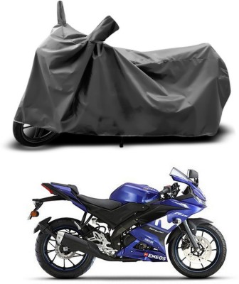 SEBONGO Waterproof Two Wheeler Cover for Yamaha(YZF R15 S, Grey)