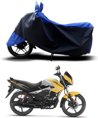 ANTHUB Two Wheeler Cover for Hero(Passion Pro TR, Blue)