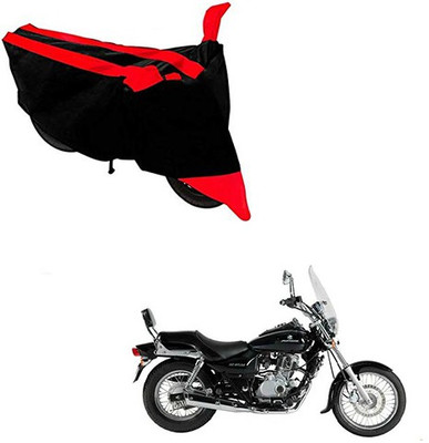 RPSENTTERPR Waterproof Two Wheeler Cover for Bajaj(Avenger 220 DTS-i, Black, Red)