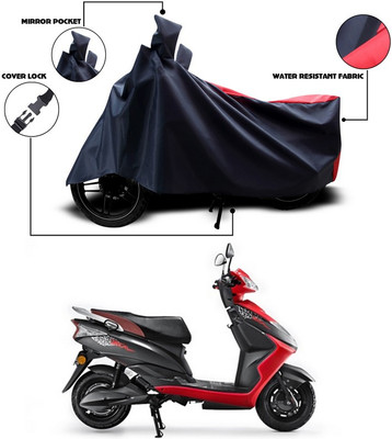 SEBONGO Two Wheeler Cover for Ampere(Zeal, Grey)